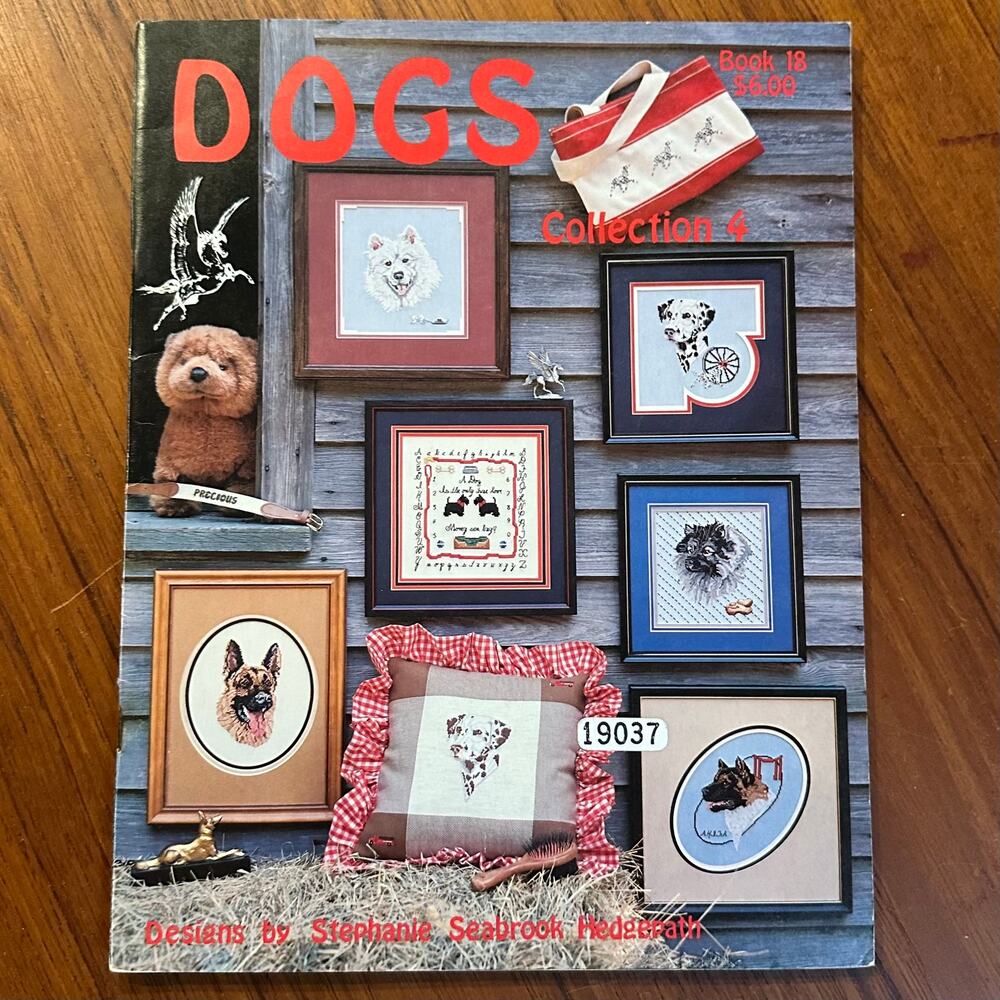Dogs Cross Stitch Pattern Book Collection 4